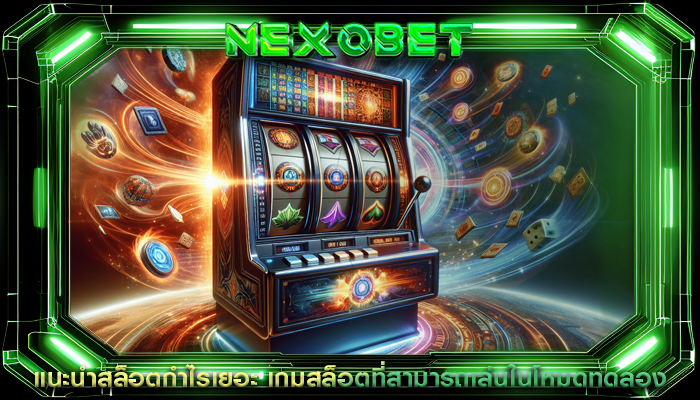 แนะนำสล็อตกำไรเยอะ เกมสล็อตที่สามารถเล่นในโหมดทดลอง