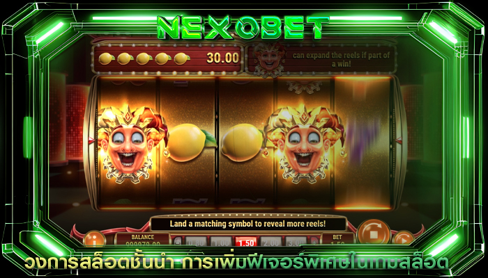 วงการสล็อตชั้นนำ การเพิ่มฟีเจอร์พิเศษในเกมสล็อต