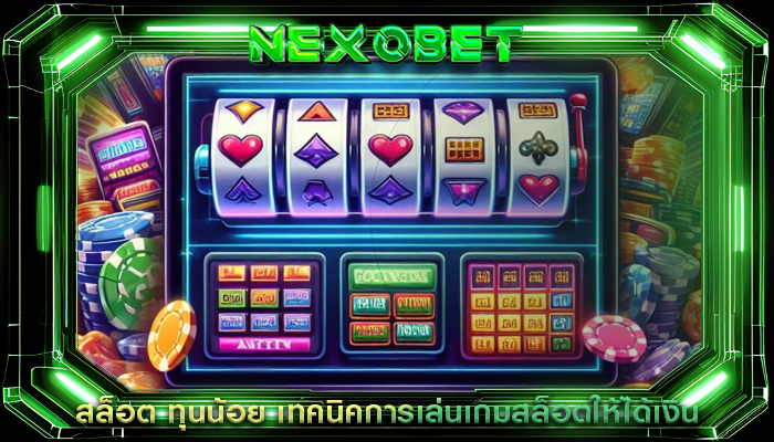 สล็อต ทุนน้อย เทคนิคการเล่นเกมสล็อตให้ได้เงิน