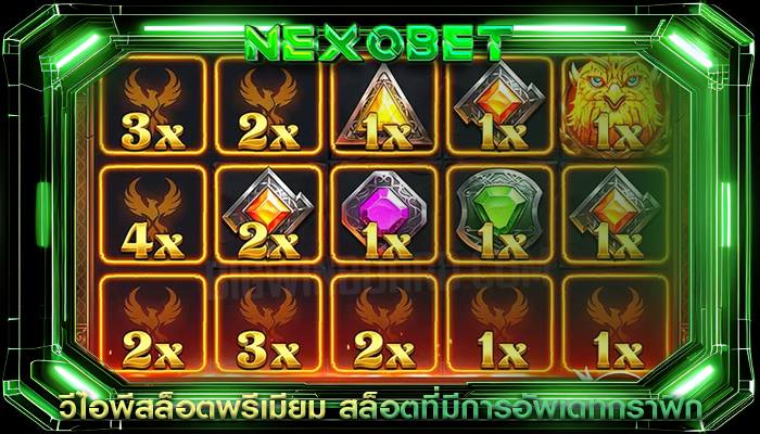 วีไอพีสล็อตพรีเมียม สล็อตที่มีการอัพเดทกราฟิก