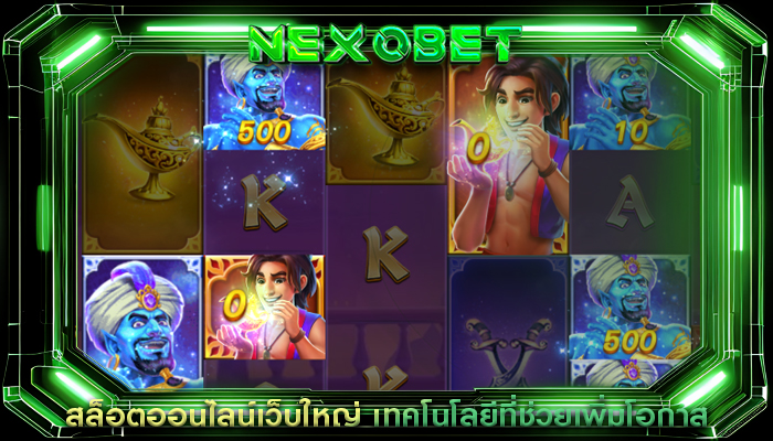 สล็อตออนไลน์เว็บใหญ่ เทคโนโลยีที่ช่วยเพิ่มโอกาส